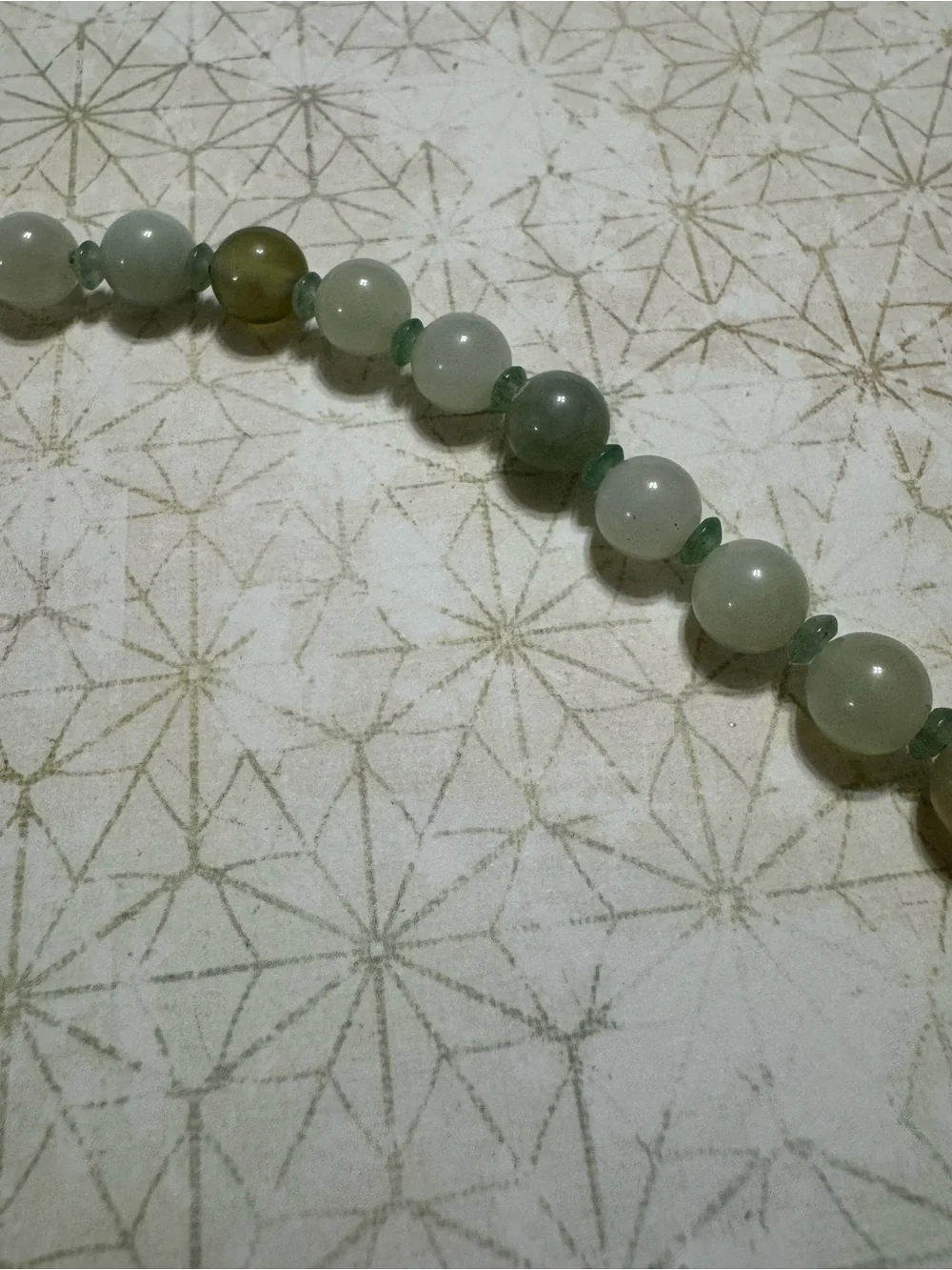 JADE BRACELET WITH STERLING SILVER